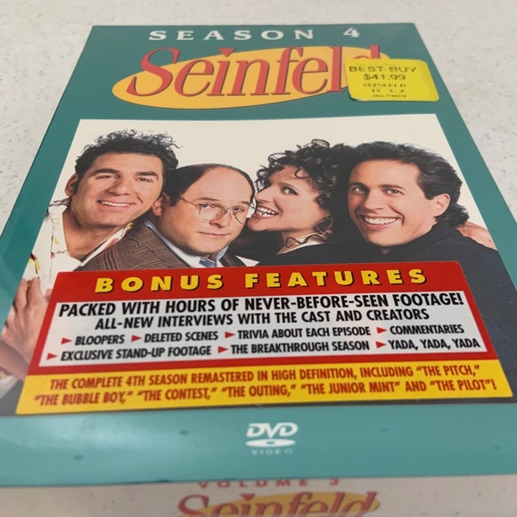 New Seinfeld Season Four DVD 24 Episodes - Picture 5 of 8
